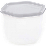Контейнер Dolcezza №117 с крышкой, 0,75л (бесцветный, крышка дымчатая)
