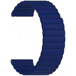 Универсальный силиконовый ремешок LYAMBDA ACRUX 22mm Blue (DSJ-32-22-BL)