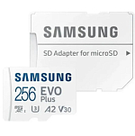Micro SD 256GB Samsung MB-MC256SA EVO Plus + адаптер