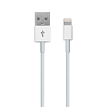 Кабель USB Lightning 2.0м MAVERICK белый