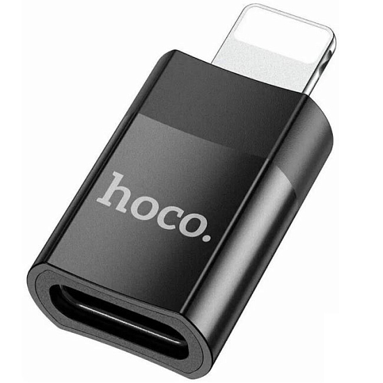 Переходник OTG HOCO UA17 Lightning черный