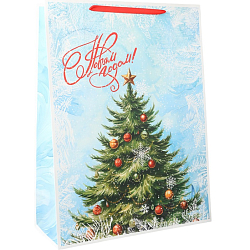 Пакет новогодний «С Новым годом», XXL 61×46×20 см 10484659