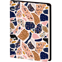Тетрадь на кольцах А5, 80л. ЛАЙТ, кожзам, Greenwich Line "Utility. Terrazzo", тон. блок