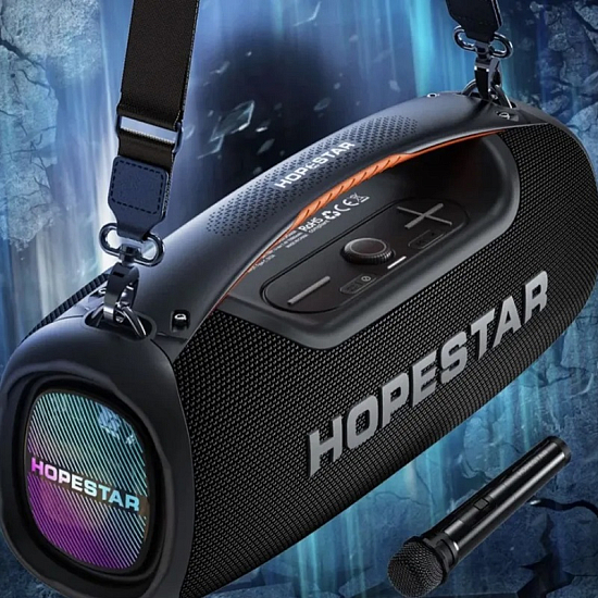 Колонка портативная HOPESTAR A60 100W черная