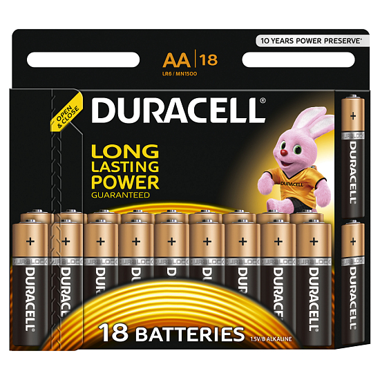 Элемент питания DURACELL LR06 BL-18