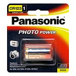 Элемент питания PANASONIC Photo CR123A BL-1