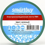 Изолента SMARTBUY 15мм/10м зеленая (SBE-IT-15-10-g)