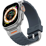 Спортивный ремешок NOMAD для Apple Watch 42/44/45/49mm, графит