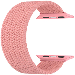 Плетеный ремешок NONAME для Apple Watch 38/40мм розовый