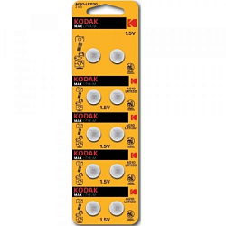 Элемент питания KODAK AG10 (389) LR1130, LR54 [KAG10-10] BL-10 (10/100/1000)