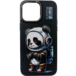 Cиликоновый чехол Air Case для iPhone 15 , Magssafe  "Панда-космонавт"
