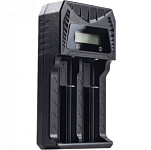 Зарядное устройство WALKER WH-16 (3.7В, 1.2В), для 2 АКБ, черное