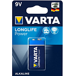 Элемент питания VARTA 6LR61 LONGLIFE POWER/HIGH ENERGY BL-1 (10/50) (4922)