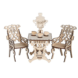 Набор мебели «Столовая с самоваром для кукол Барби»