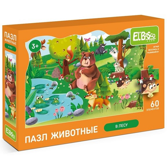 Пазл 60 элементов «В лесу»