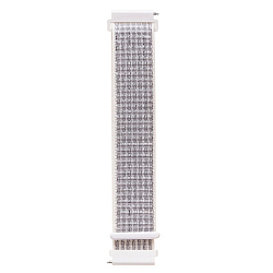 Силиконовый ремешок WB37 Nylon на липучке Универсальный 22мм (white)