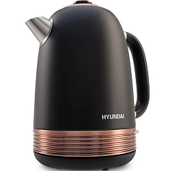 Чайник электрический HYUNDAI HYK-S4501 черный/бронзовый