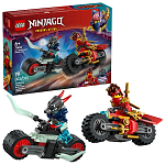 Конструктор LEGO NINJAGO 71838 Скоростная гонка на мотоцикле Кая