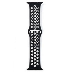 Силиконовый ремешок XO BT08A 38/40/41mm Black+White