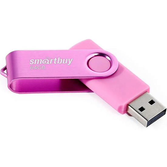 USB 64Gb Smart Buy Twist розовый
