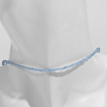 Чокер шар №2 гранёный "Кварц" под аквамарин, 38см+5см удлинитель 10207612