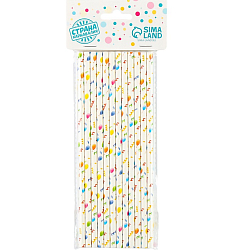 Трубочки для коктейля «Вечеринка», набор 12 шт. 7145170