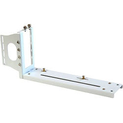 Кронштейн для видеокарты на 2 слота без райзера PCIe для вертикальной установки видеокарты,,белый