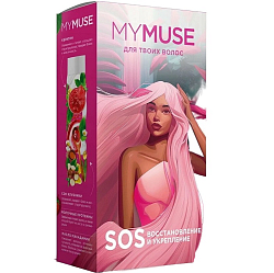 Подарочный набор MYMUSE шампунь и бальзам SOS-восстановление 300453
