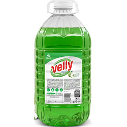 Средство для мытья посуды GRASS Velly Light, зеленое яблоко, 5кг (125469)