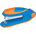 Степлер №10 Berlingo "Fuze" до 15л., 50 скоб, пластиковый корпус, голубой DSp_10015