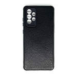 Силиконовый чехол NONAME для Samsung Galaxy A72 черный под кожу