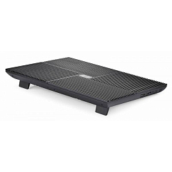 Подставка Deepcool MULTI CORE X8 (MULTICOREX8) 17"381x268x29мм 23дБ 2xUSB 4x 100ммFAN 1290г алюминий/пластик черный