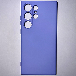 Задняя накладка ZIBELINO Soft Case для Samsung Galaxy S24 Ultra (лиловый)