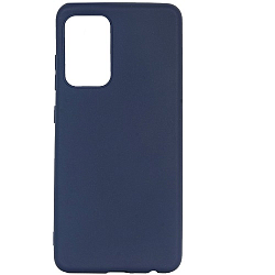 Силиконовый чехол XIVI для Samsung  Galaxy A72 (2021), TPU Color, матовый, темно-синий