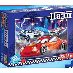 Пазл «Крутые гонки», 104 элемента 10126997