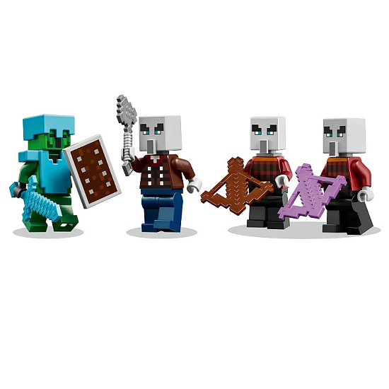 Конструктор LEGO Minecraft 21267 Сельский патруль в пустыне