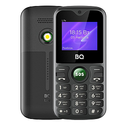 Телефон BQ 1853 Life Black+Green (Уценка)