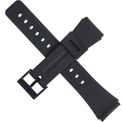 Силиконовый ремешок для часов 22 мм, l-22 см, черный   10785091