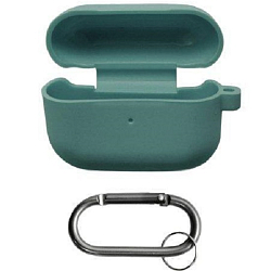Силиконовый кейс для AirPods Pro Hang Silicon Сase с карабином Midnight Green
