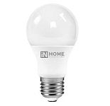 Лампа светодиодная IN HOME A60 10W/6500K/E27 4690612020228