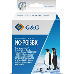 Картридж G&G NC-PGI5BK PGI-5BK черный (23.6мл) для Canon Pixma MP470/MP500/MP520/ MP530/MP600/MP800/MP810/ MP830/MP979/iP3500/iP4200/iP4300/ iP