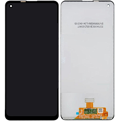 Дисплей для Samsung A217F Galaxy A21+ тачскрин (черный) 100%