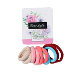 Резинка для волос "Синди" (набор 10 шт) блеск эффект, 2,5 см, микс 7908666