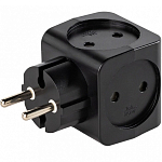 Сетевой разветвитель 4гн. SMARTBUY SBE-16-A05b-4, черный, 16А