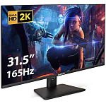 Монитор игровой 31.5" ExeGate Combat EG3207A (IPS/ 2560x1440/ 165 Гц) (EX297299RUS), чёрный