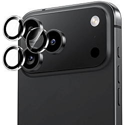 Противоударное стекло для камеры 3D HOCO V14 для  iPhone 17 Pro/17 Pro Max, Space Gray