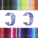Силиконовый ремешок ISA для Apple Watch 38/40mm Silicone Ярко-зеленый