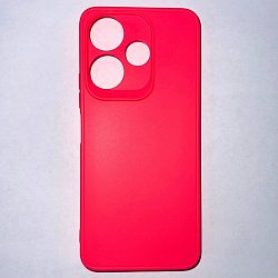 Задняя накладка Мобилис для Xiaomi Redmi 13, фуксия , матовая с защитой камеры