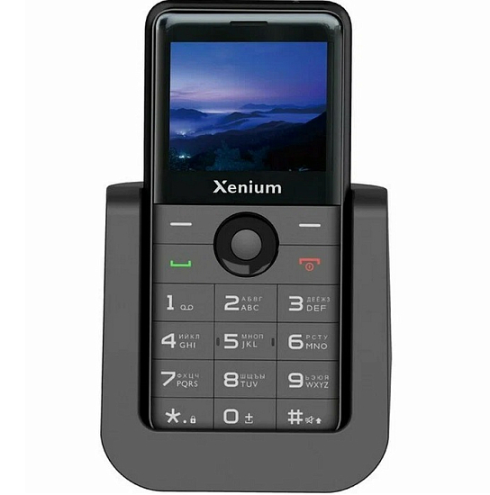 Телефон XENIUM X700 черный(Уценка)