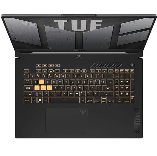 Ноутбук игровой 17.3" ASUS TUF Gaming F17 FX707ZC4-HX097 (Intel Core i5-12500H/ 16 GB/ SSD 512 GB/ RTX 3050/ DOS) (ASUS 90NR0GX1-M00740), Gray